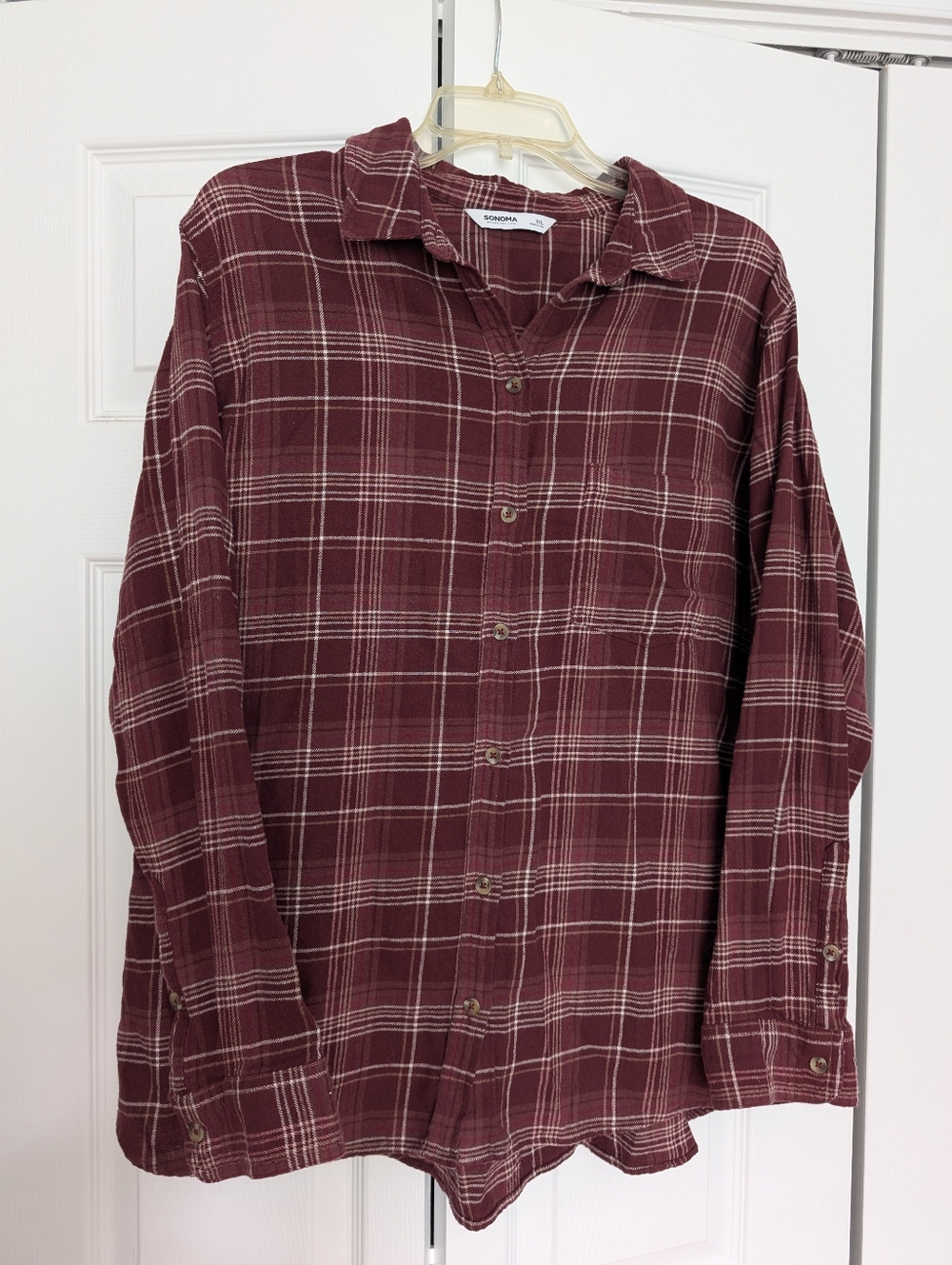 Sonoma Plaid Button-Up Shirt